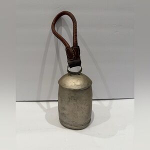 Vintage Handmade Cow Bell Rustic Bell Farmhouse Country Decor